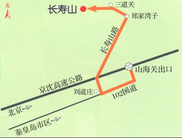 長壽山路線圖